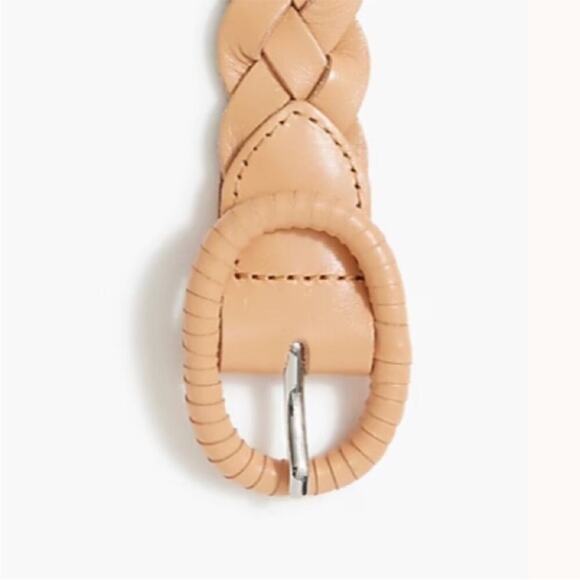 J. Crew medium brown Braided leather belt - Picture 3 of 8